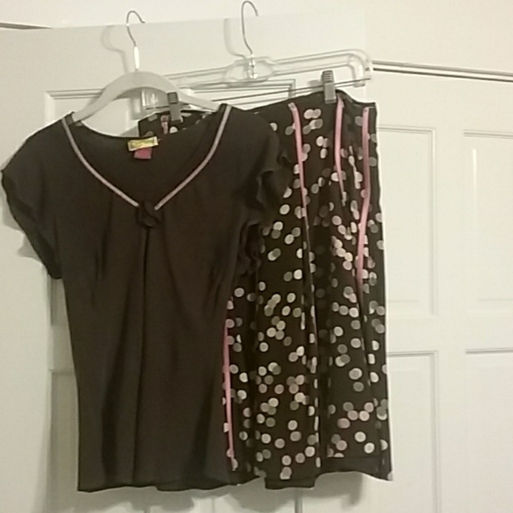 Skirt and top